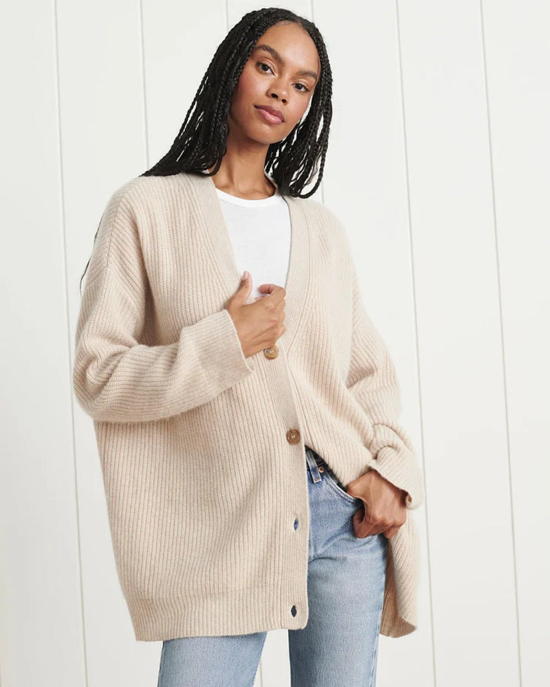 Cardigan Ampio Taglio Rilassato