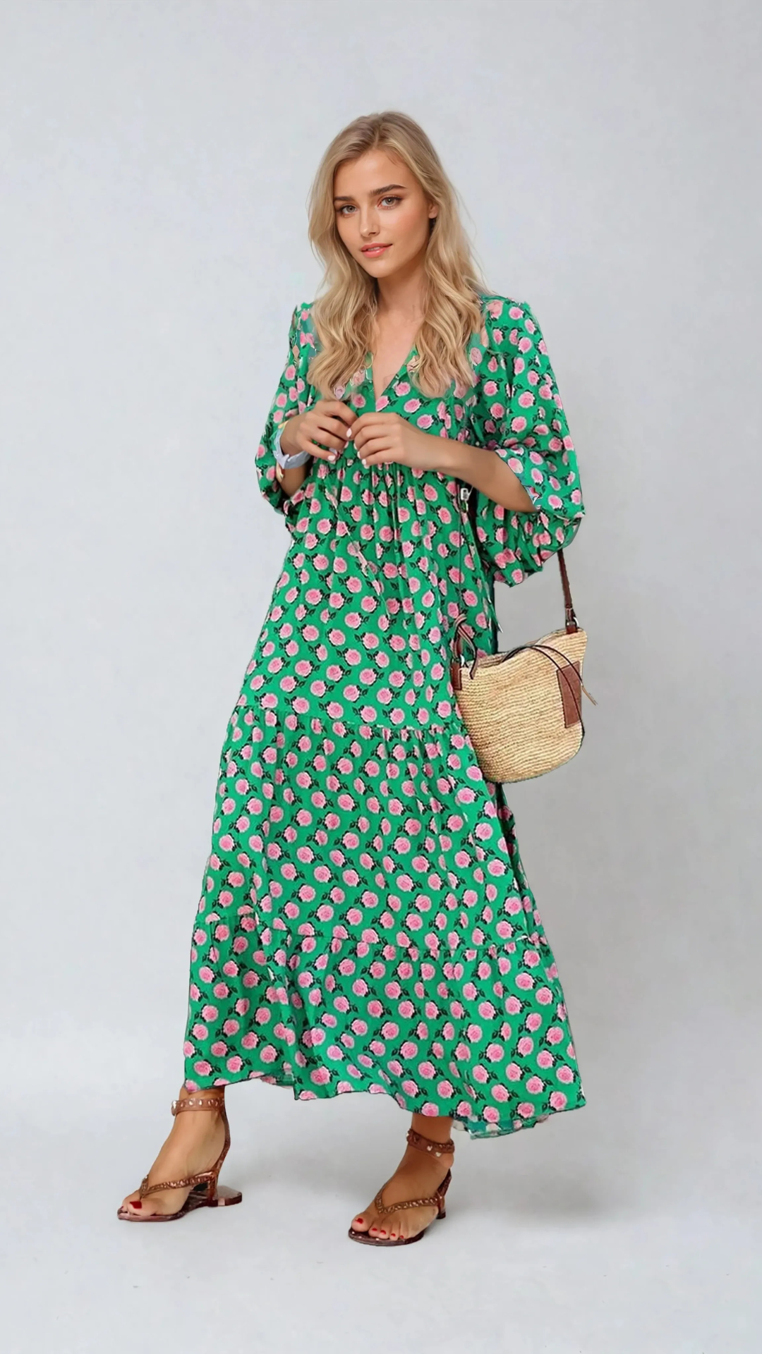 Abito Lungo Stile Boho-Chic