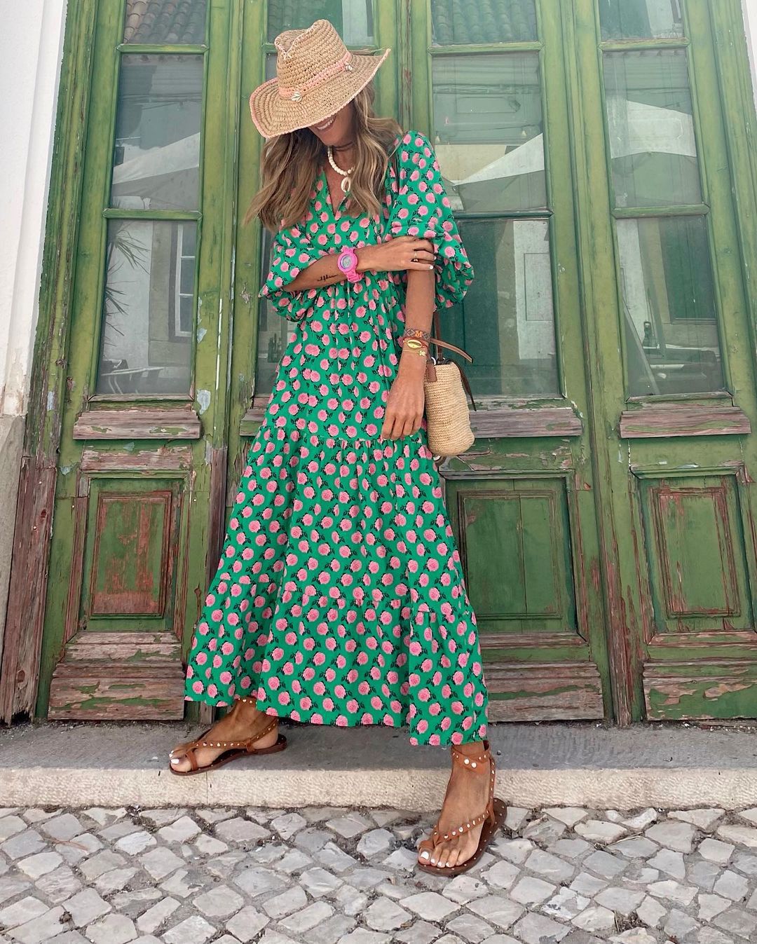 Abito Lungo Stile Boho-Chic