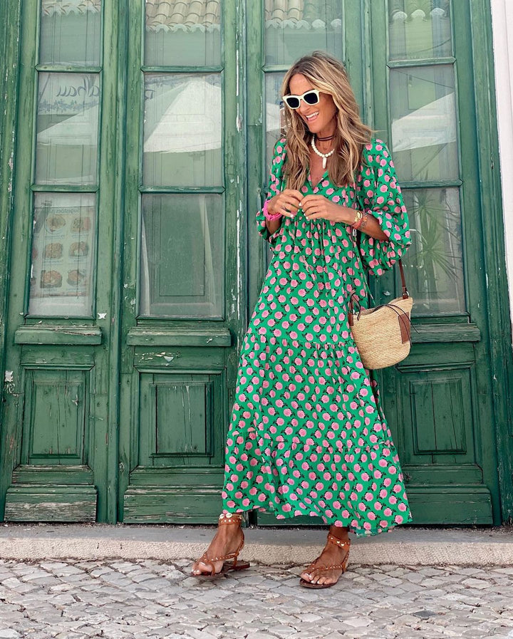 Abito Lungo Stile Boho-Chic