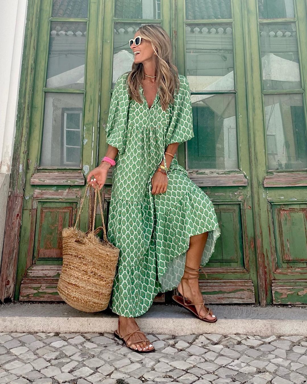 Abito Lungo Stile Boho-Chic