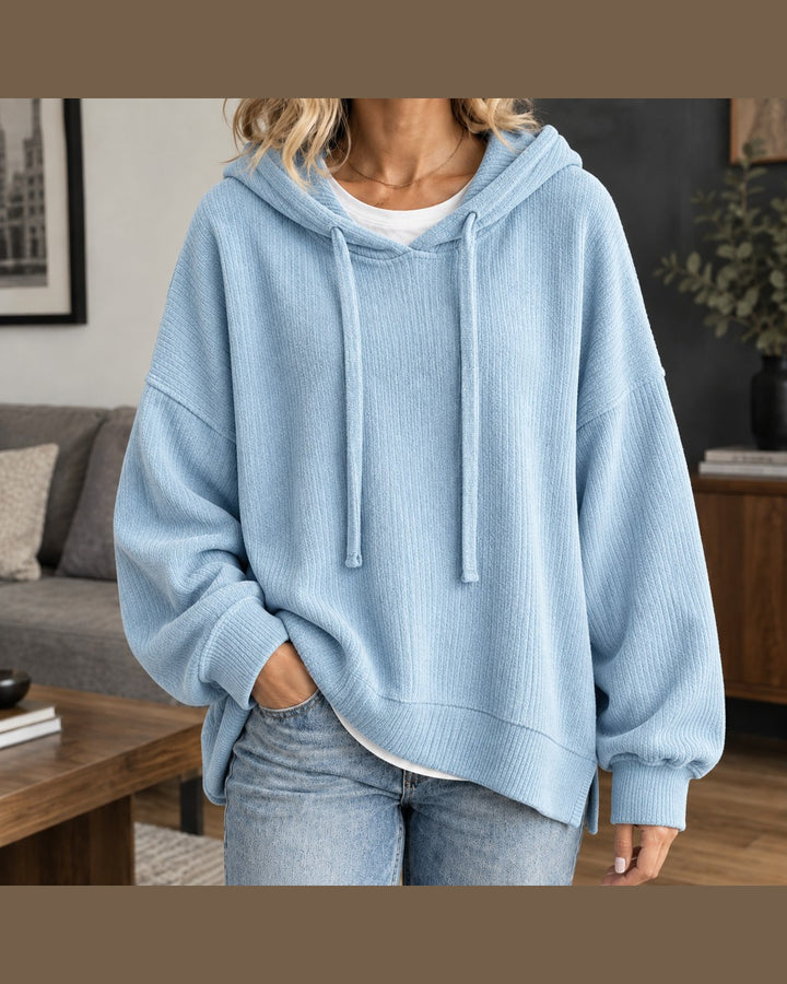 Felpa Oversize con Cappuccio