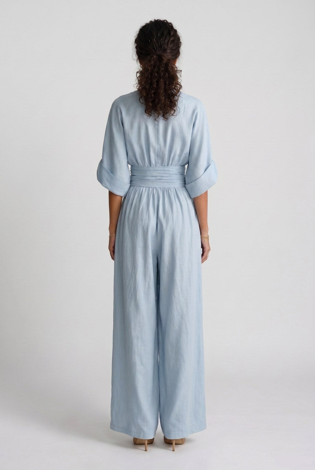 Completo Elegante con Pantalone Ampio