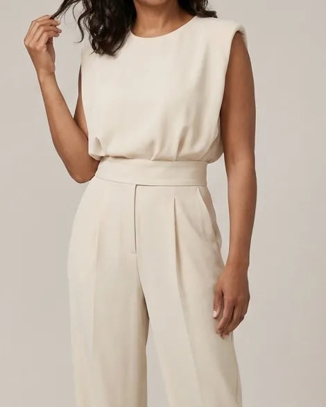 Completo con Top a Spalle Strutturate
