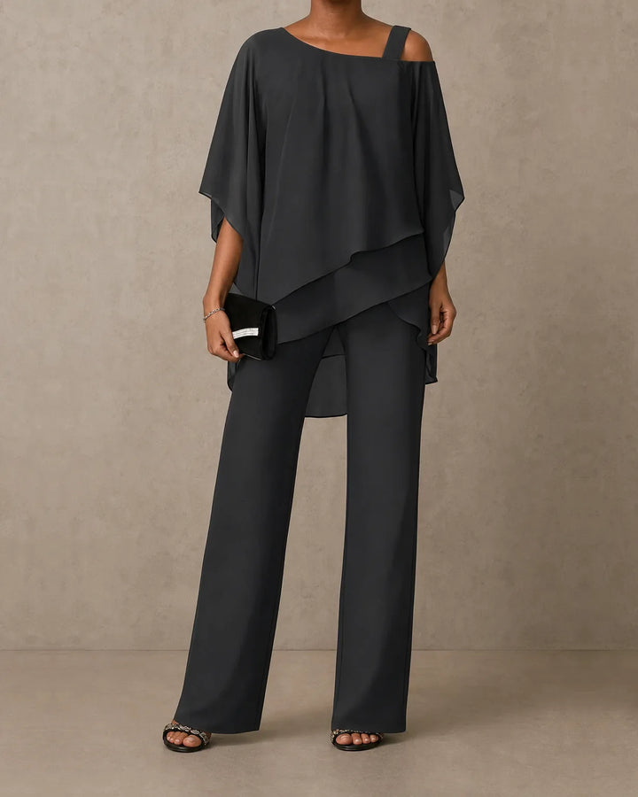 Completo Monospalla con Pantalone Palazzo