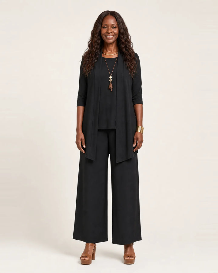 Completo Elegante con Cardigan Fluido