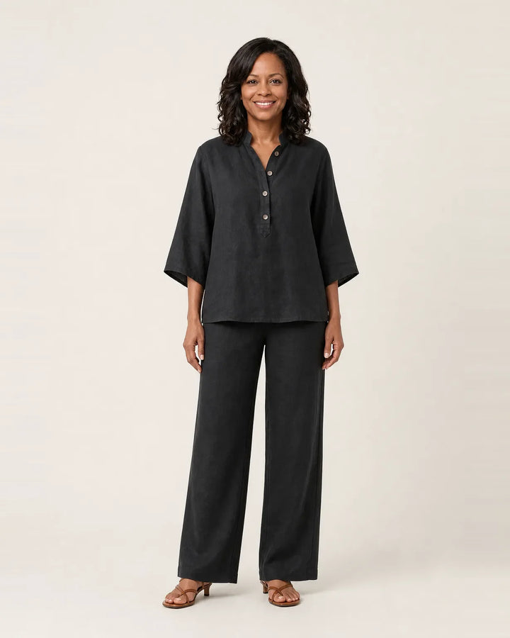 Completo con Blusa e Pantalone Largo