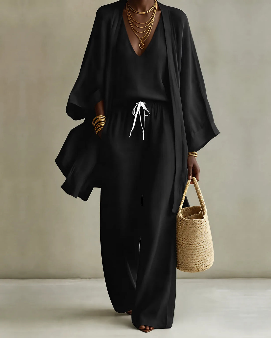 Completo Tre Pezzi con Cardigan