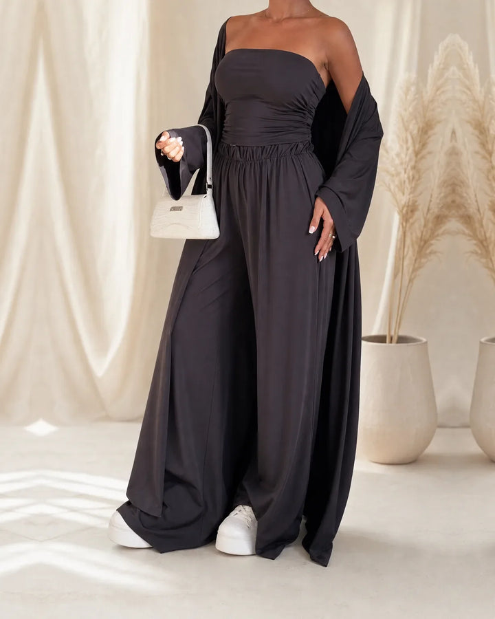 Completo Tre Pezzi con Pantalone Largo