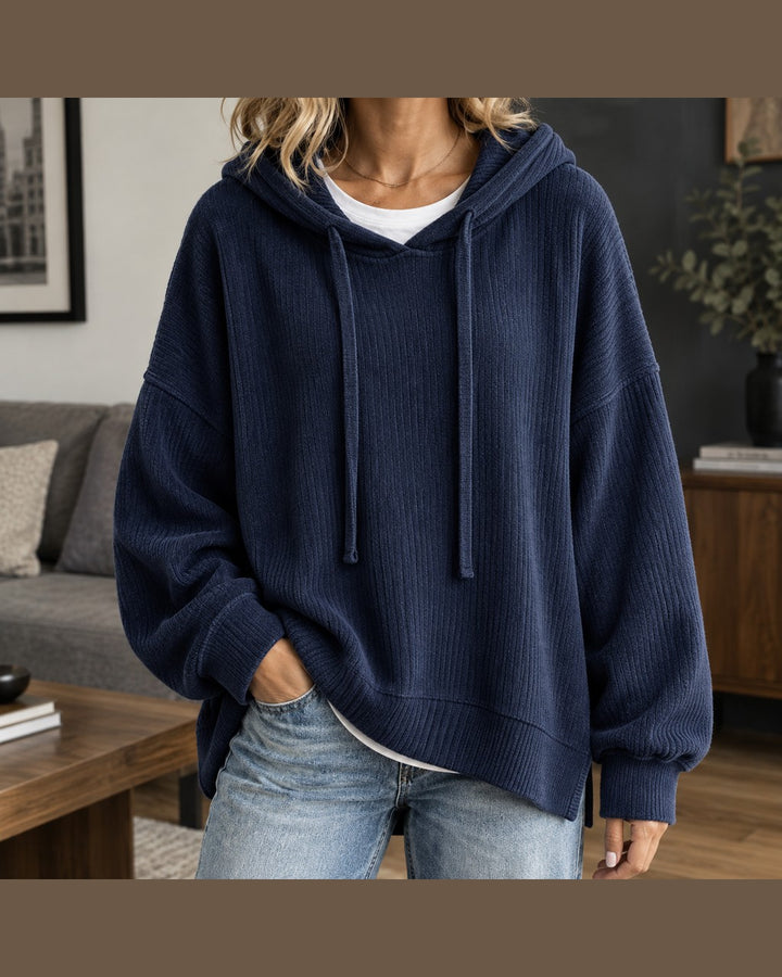 Felpa Oversize con Cappuccio