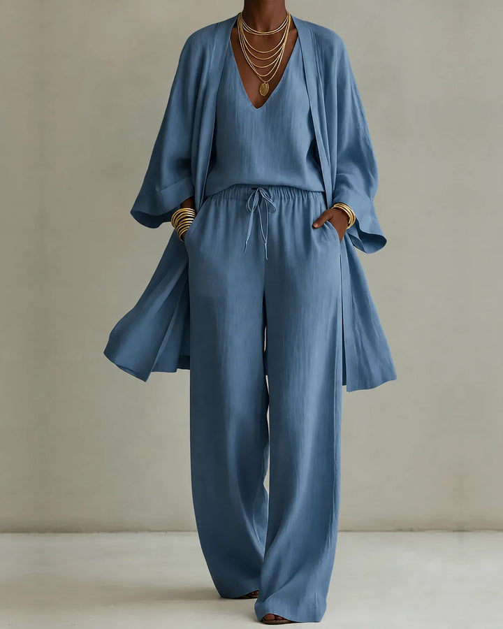 Completo Tre Pezzi con Cardigan