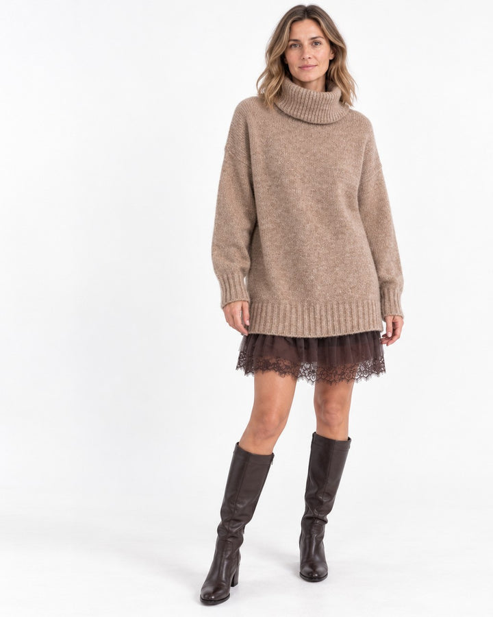 Completo con Dolcevita e Sottoveste