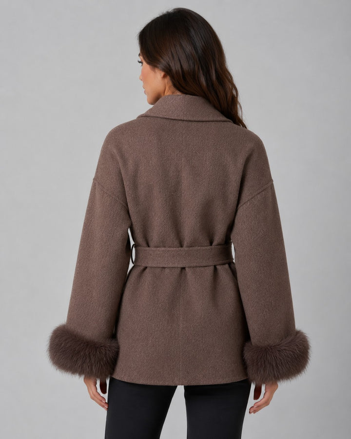 Cappotto a Vestaglia con Cintura