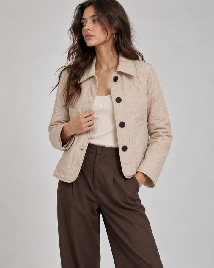 Cappotto Leggero Trapuntato