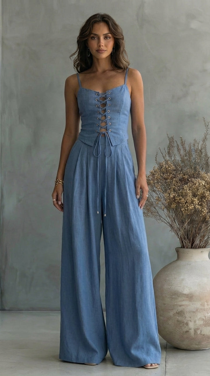 Completo con Top Stile Corsetto