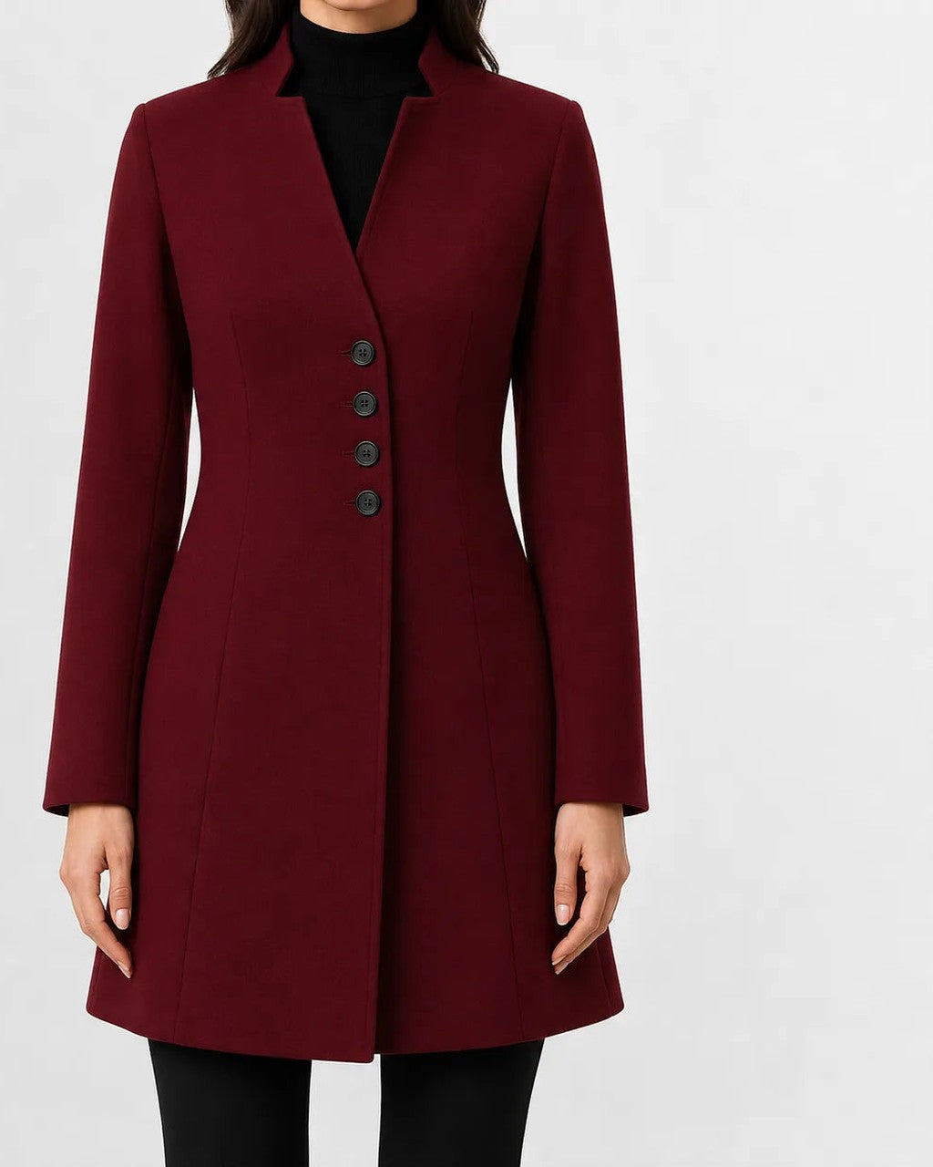 Cappotto con Collo alla Coreana