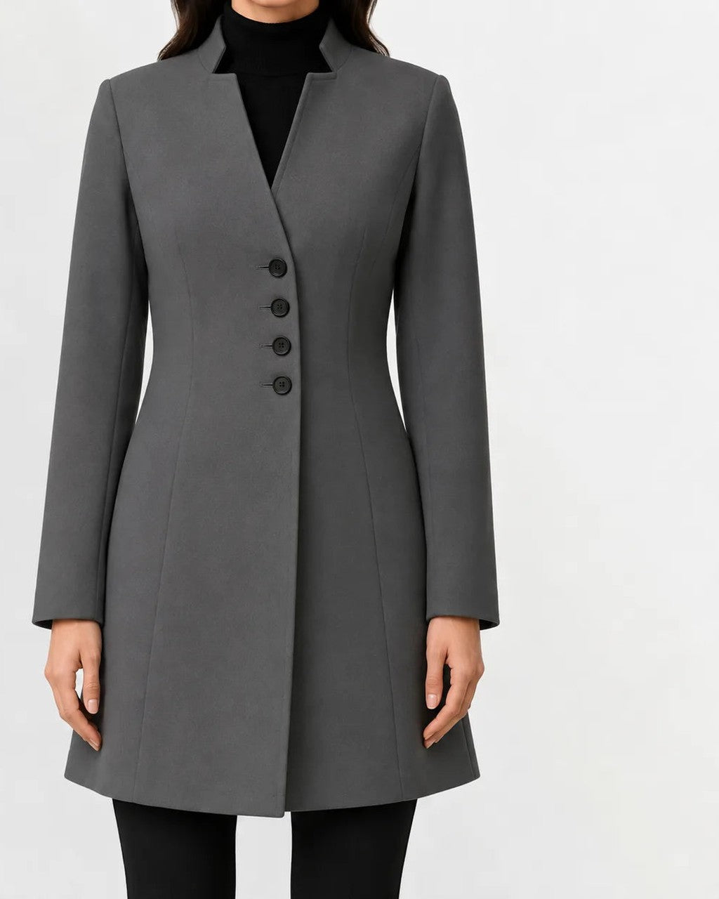 Cappotto con Collo alla Coreana
