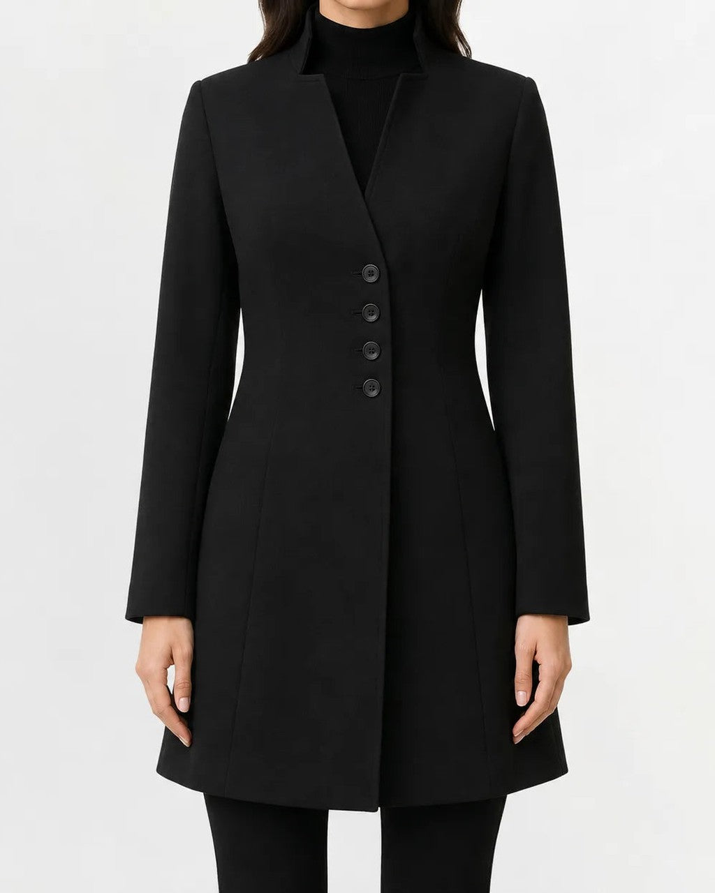 Cappotto con Collo alla Coreana