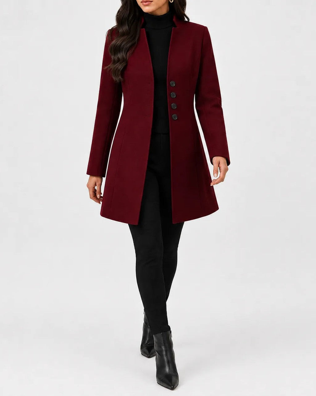 Cappotto con Collo alla Coreana