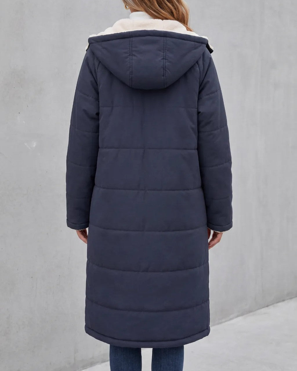 Cappotto con Morbido Interno a Contrasto