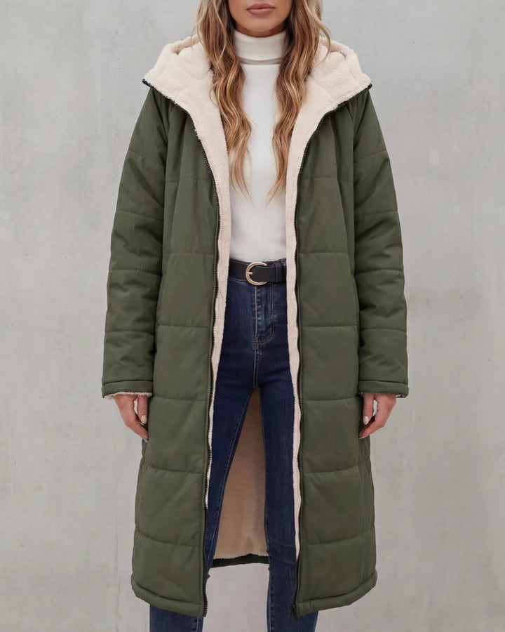 Cappotto con Morbido Interno a Contrasto