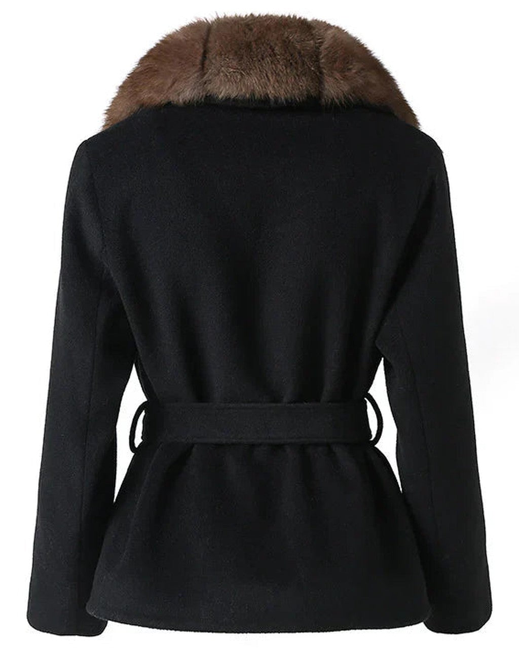 Cappotto Corto con Maxi Collo
