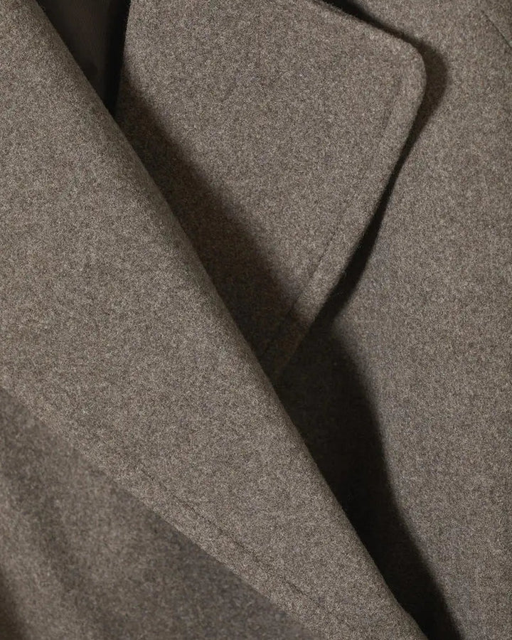 Cappotto Grigio a Doppio Petto