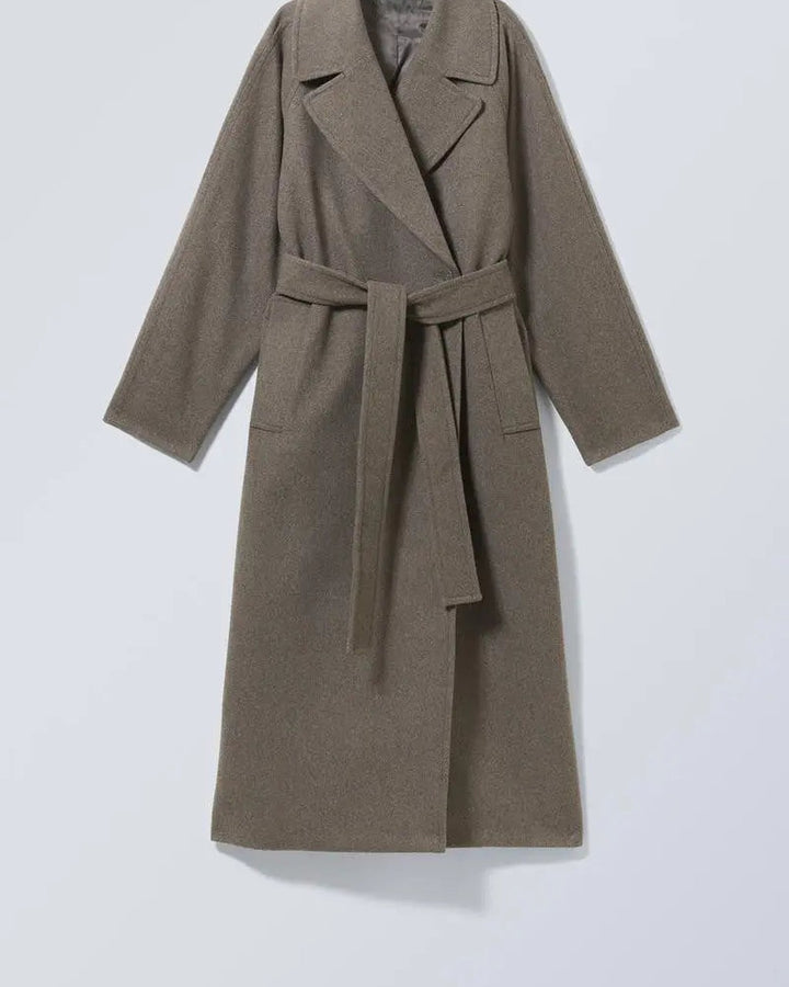 Cappotto Grigio a Doppio Petto