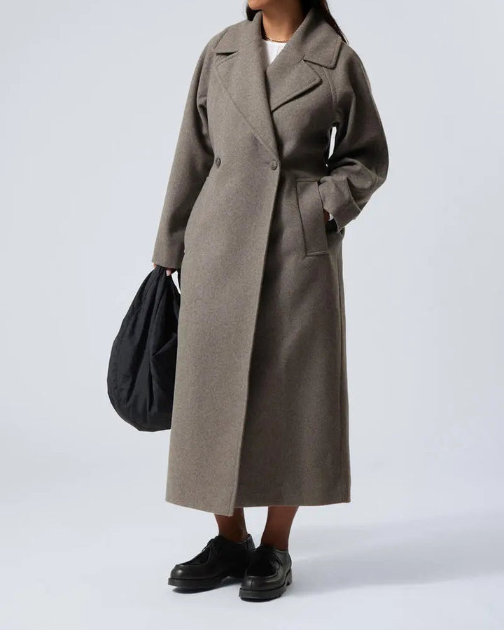 Cappotto Grigio a Doppio Petto