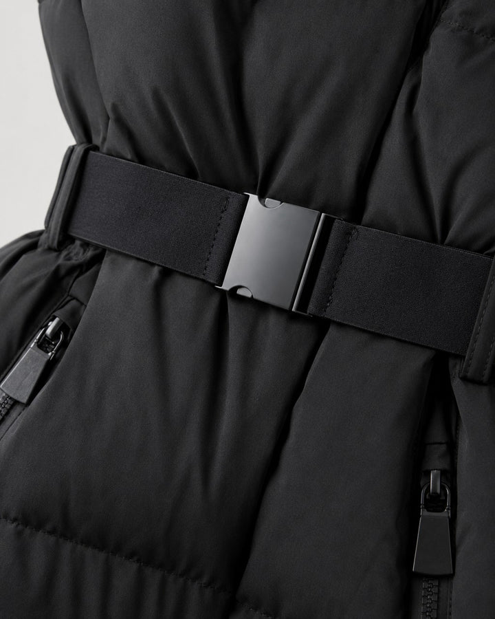 Cappotto Imbottito con Cintura
