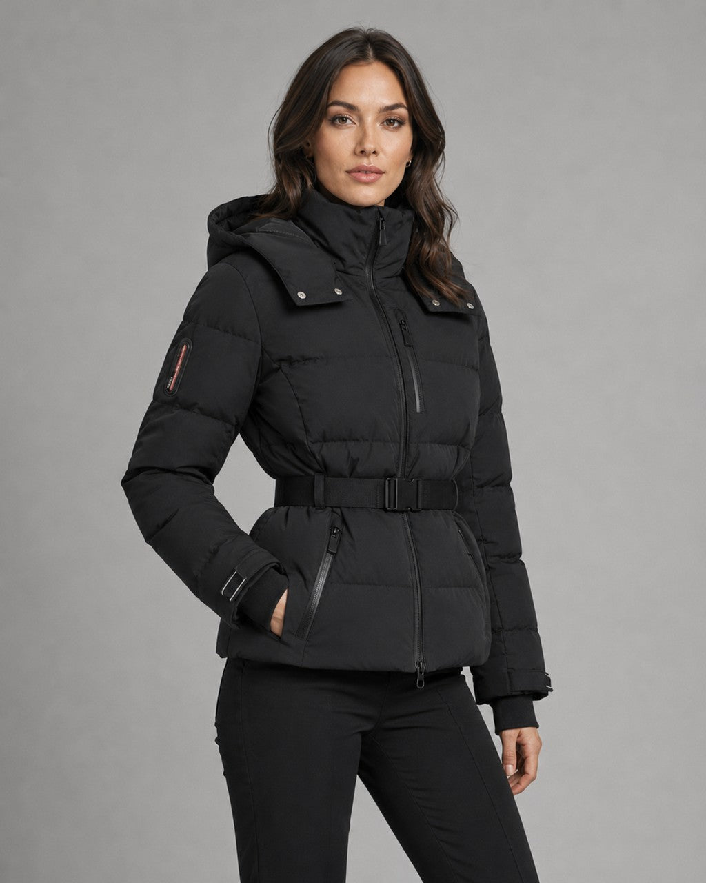 Cappotto Imbottito con Cintura