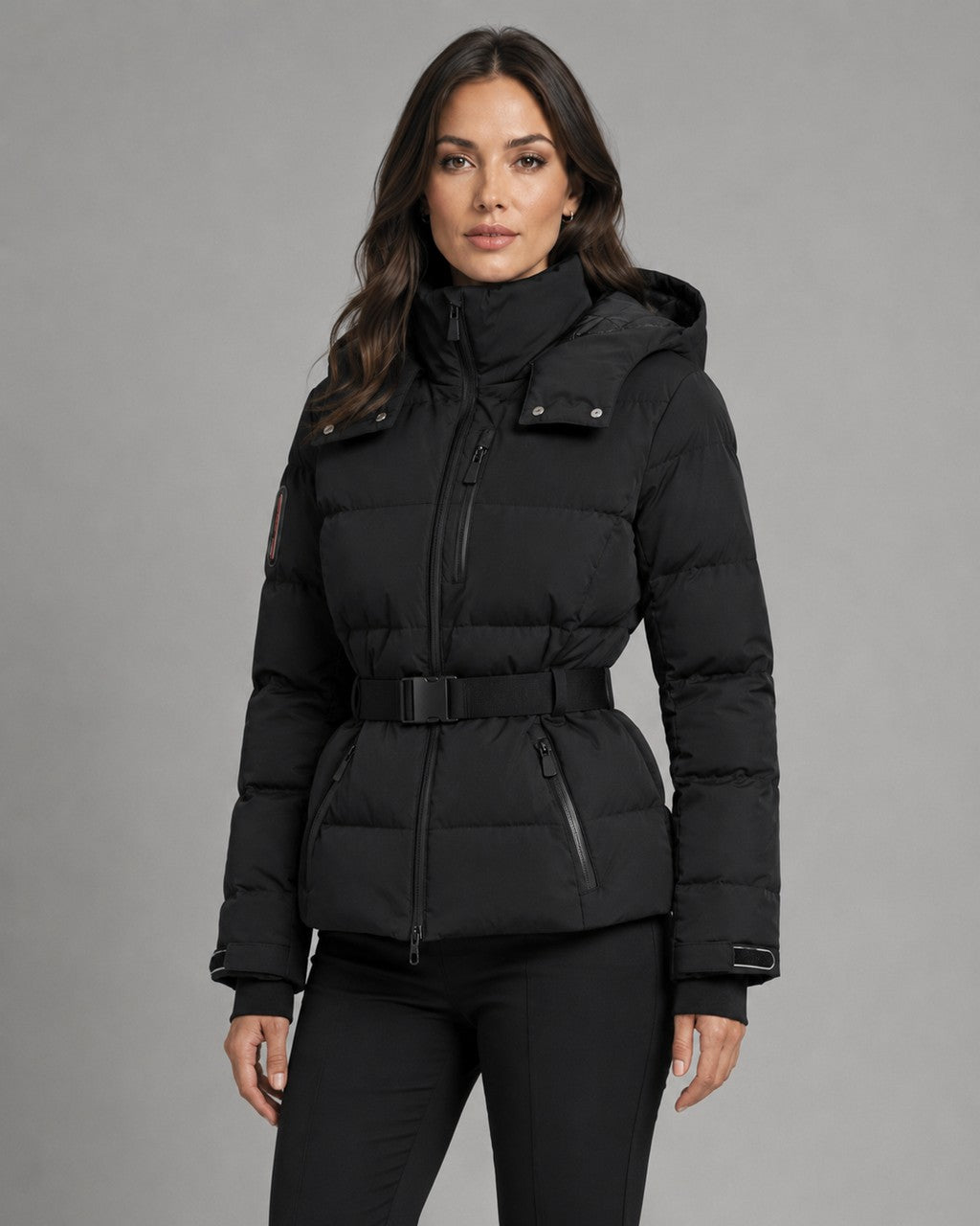 Cappotto Imbottito con Cintura