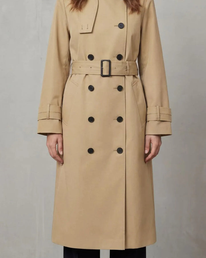 Cappotto Lungo con Cintura