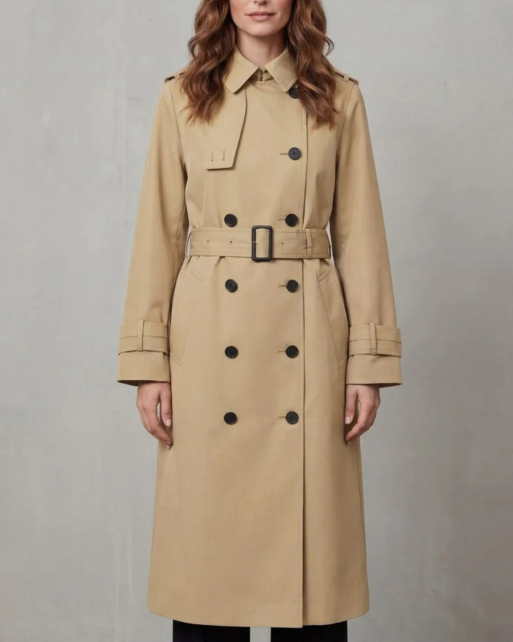 Cappotto Lungo con Cintura