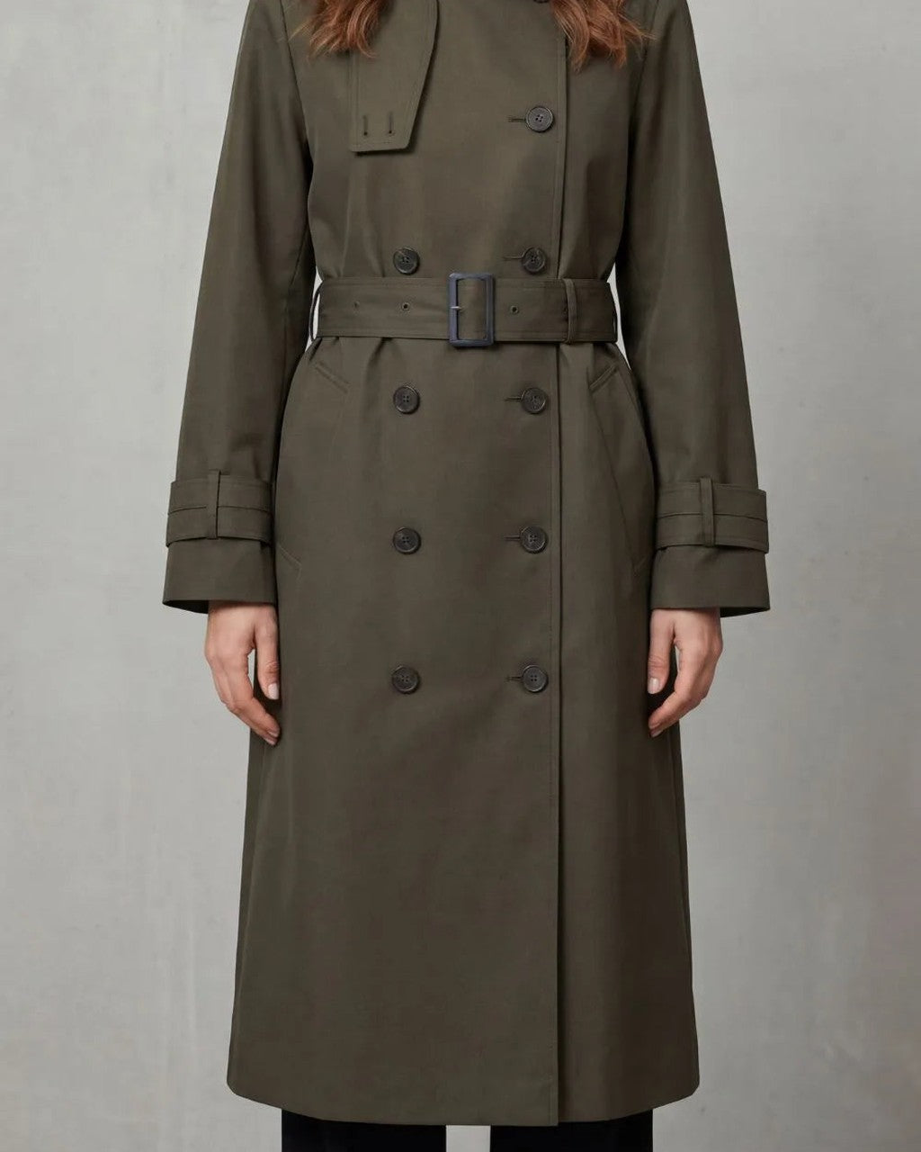 Cappotto Lungo con Cintura