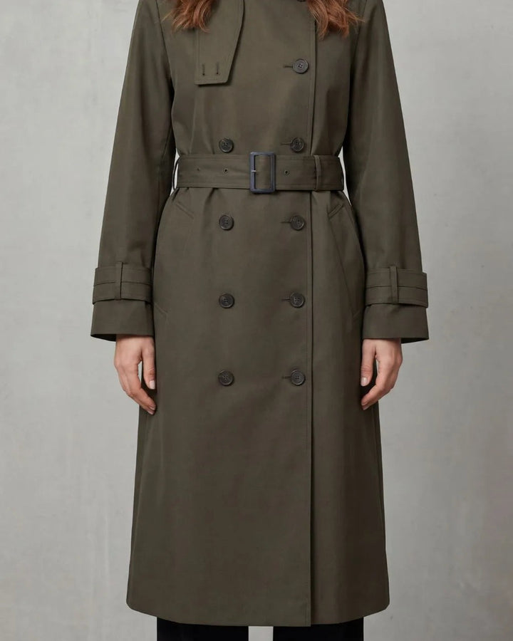 Cappotto Lungo con Cintura