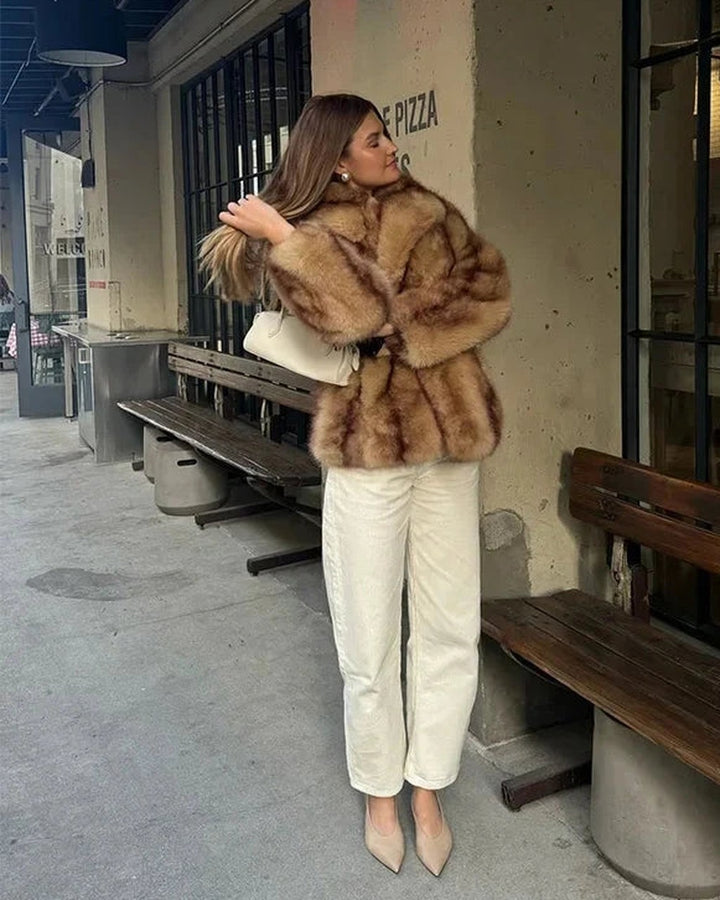 Cappotto Morbido Oversize Marrone