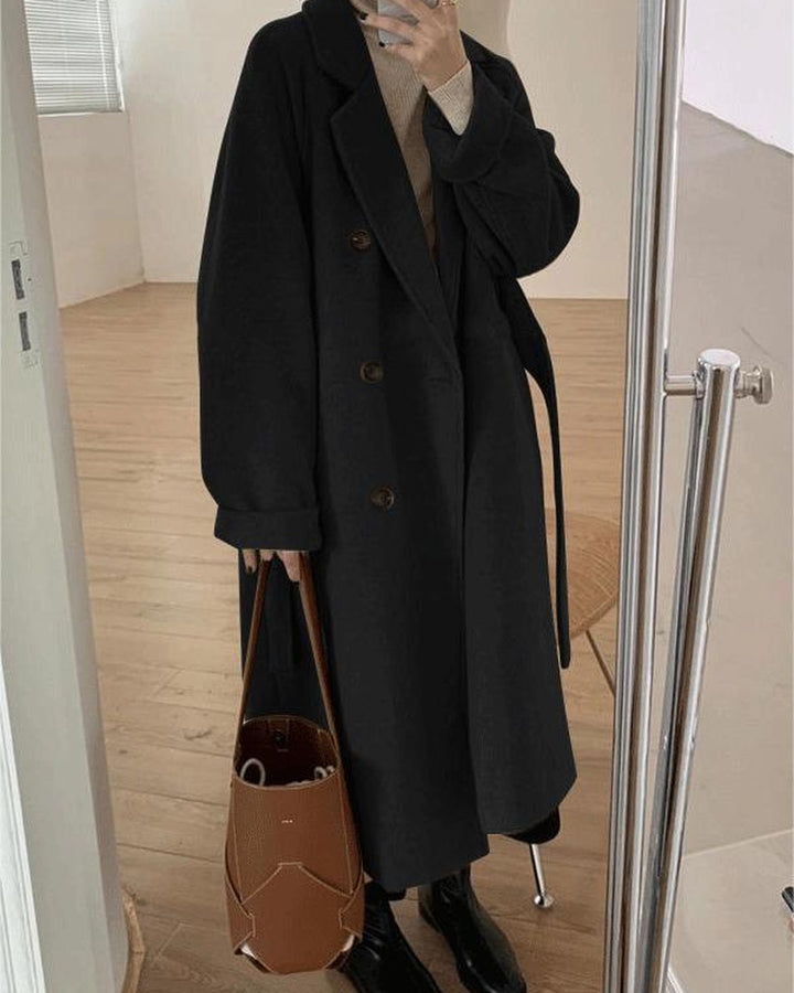 Cappotto Oversize con Cintura