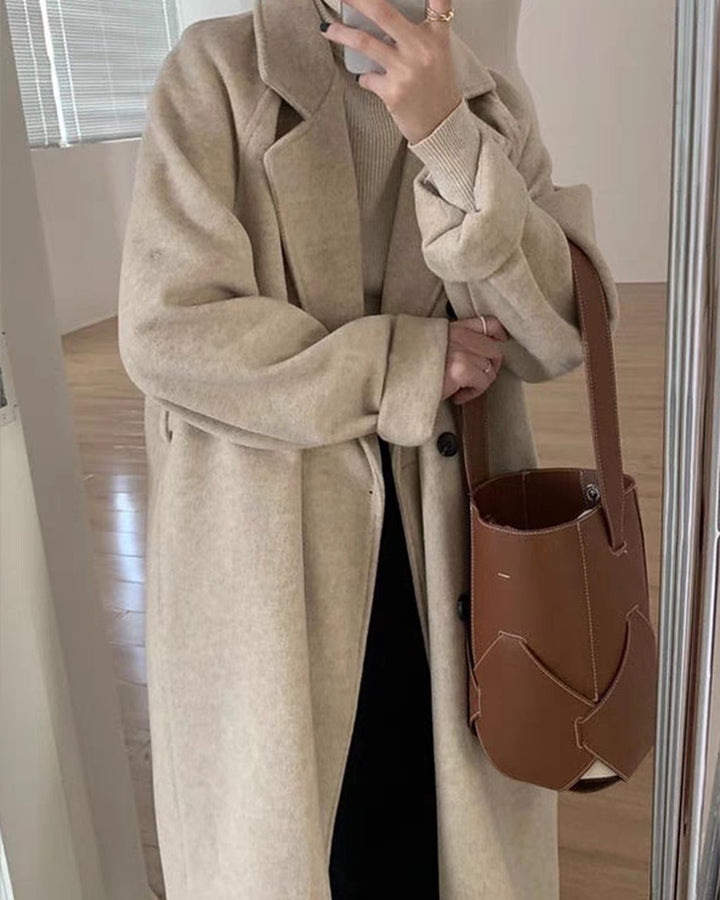 Cappotto Oversize con Cintura