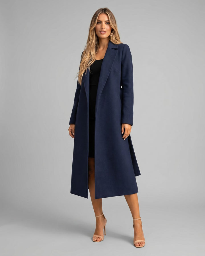 Cappotto Stile Trench Blu