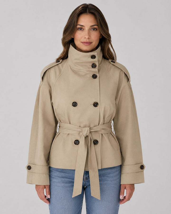 Cappotto Stile Trench Corto