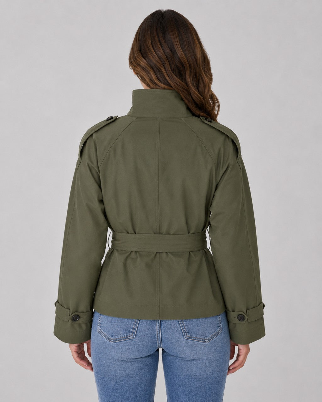 Cappotto Stile Trench Corto