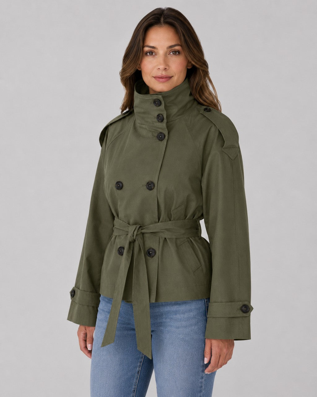 Cappotto Stile Trench Corto