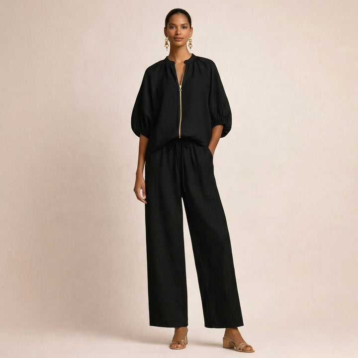 Completo con Blusa a Cerniera