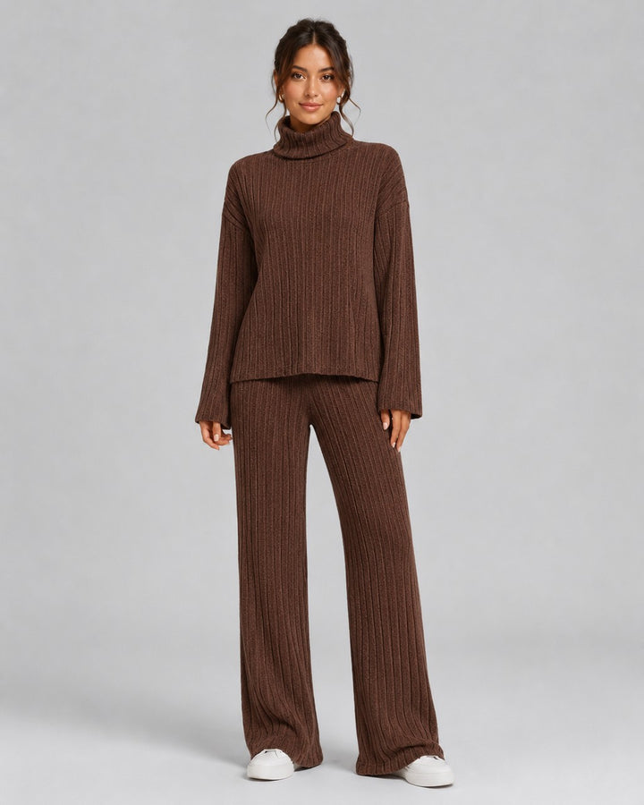 Completo Dolcevita e Pantalone Palazzo