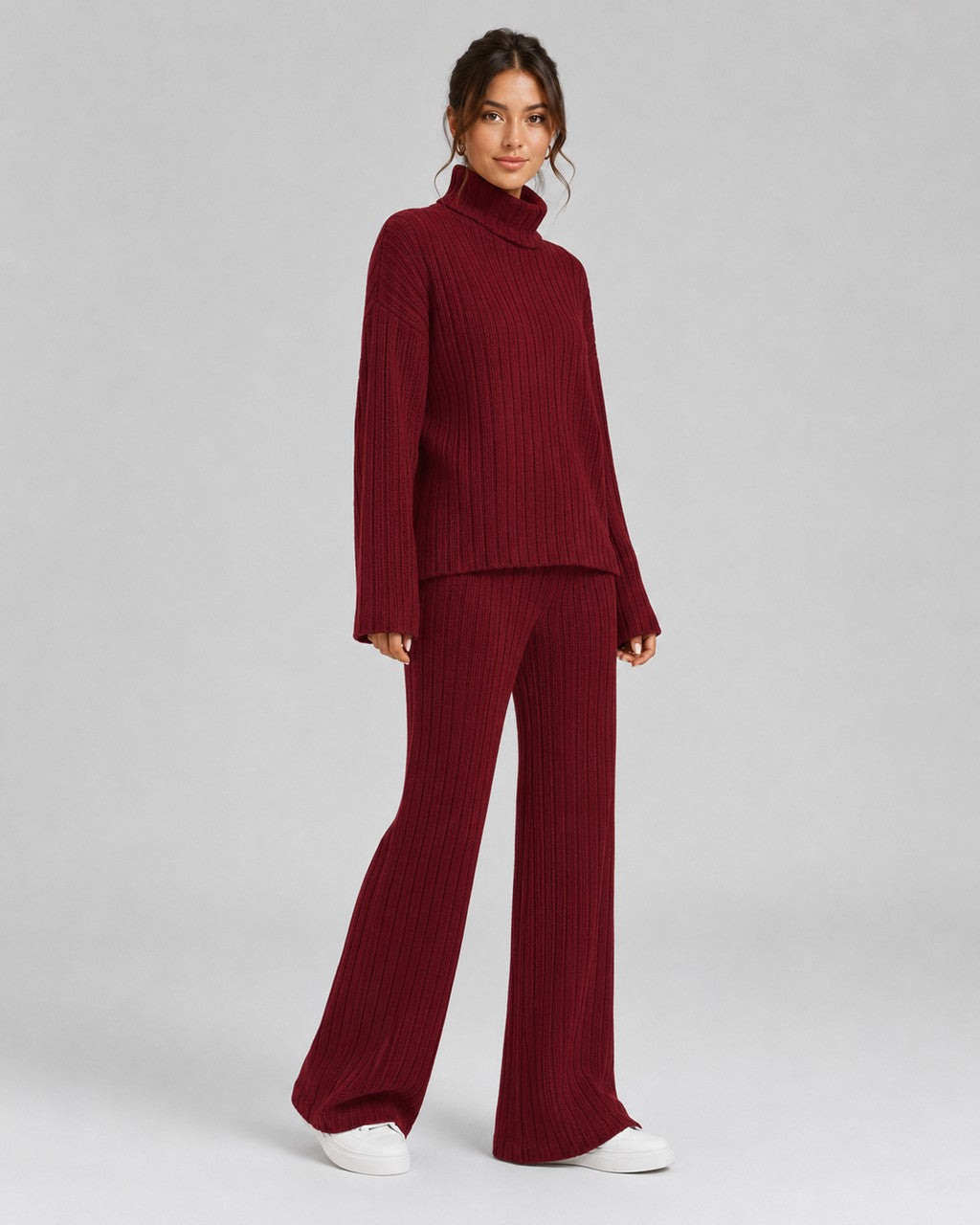 Completo Dolcevita e Pantalone Palazzo