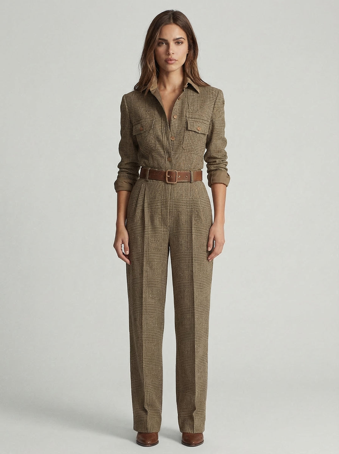 Completo Pantalone a Quadretti