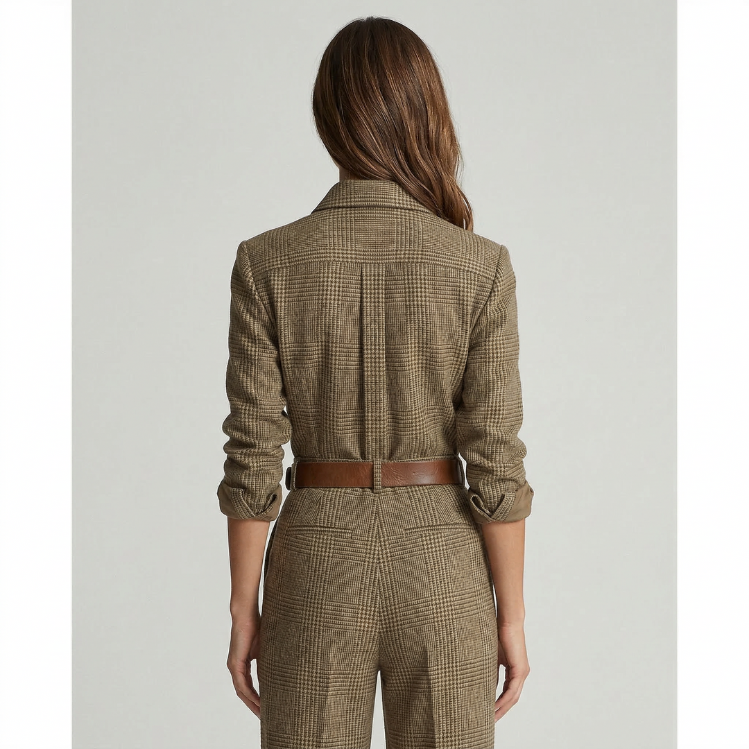 Completo Pantalone a Quadretti