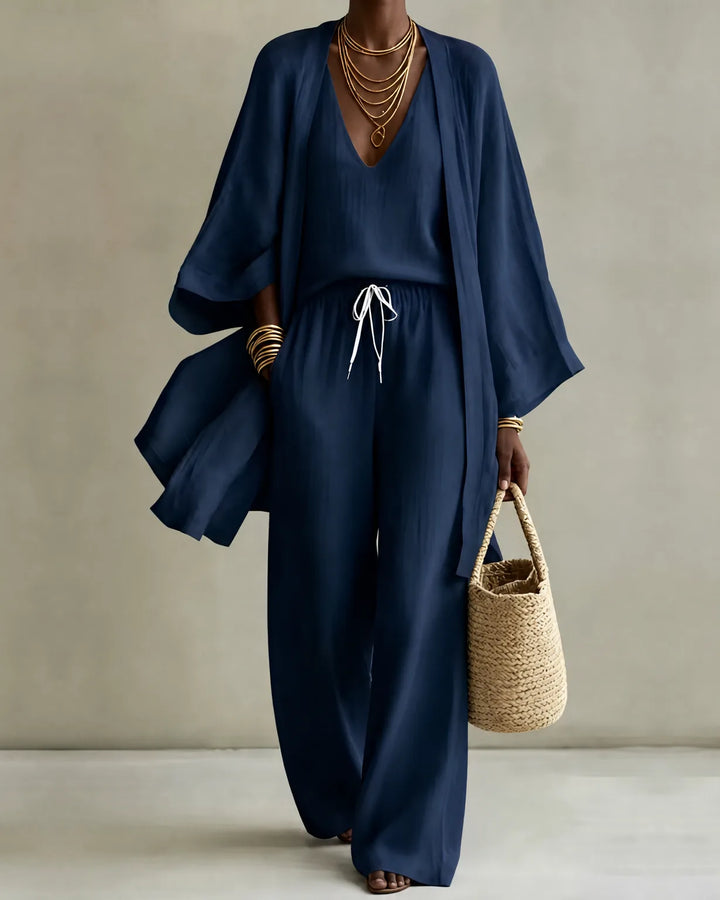 Completo Tre Pezzi con Cardigan