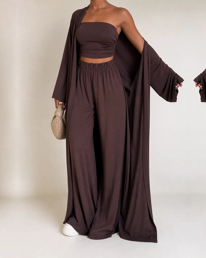 Completo Tre Pezzi con Pantalone Largo